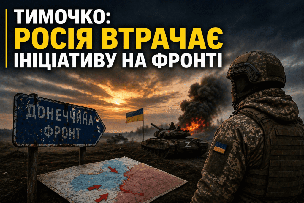 Ілюстрація до матеріалу про заяву Тимочка, що Росія втрачає ініціативу на фронті