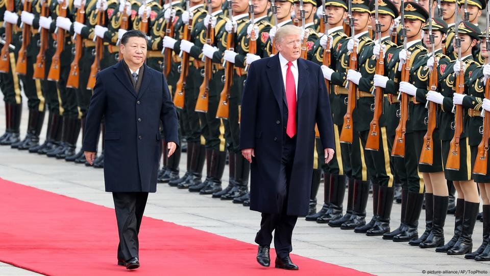 Дональд Трамп і Сі Цзіньпін під час візиту Трампа до Пекіна у 2017 році