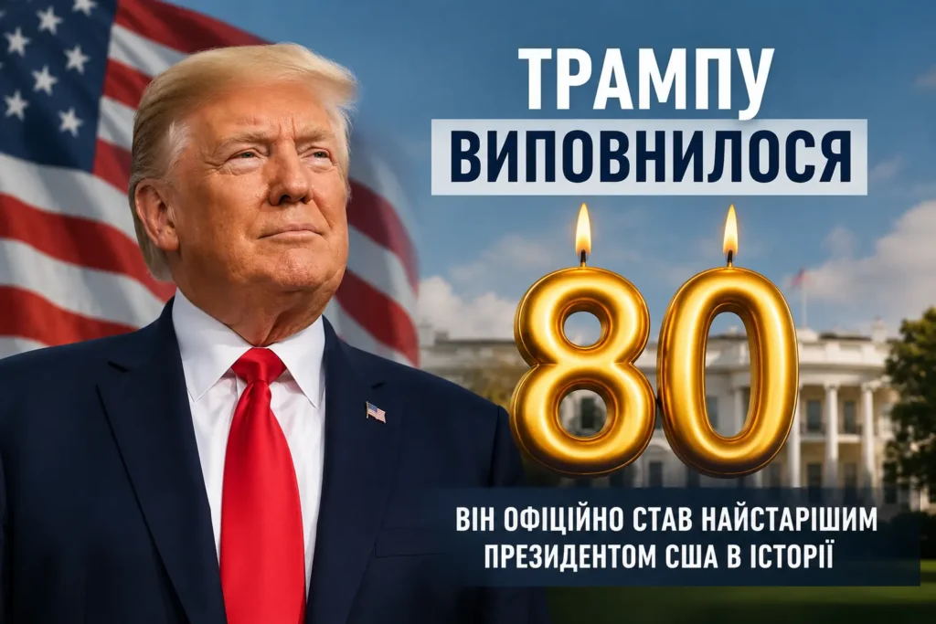 Дональду Трампу виповнилося 80 років на тлі дискусій про вік президента США