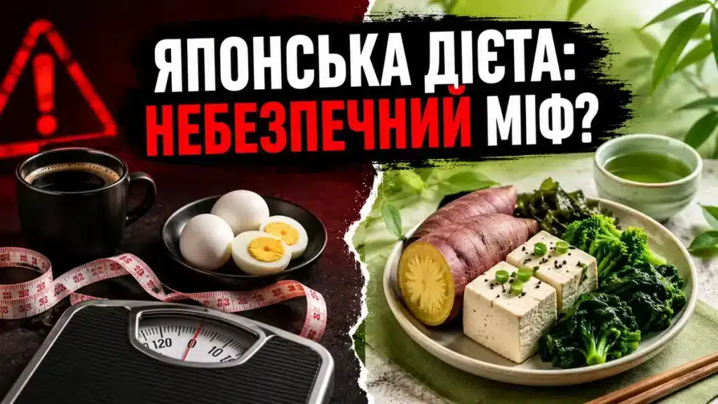 Японська дієта 13 днів проти окінавського харчування — тарілка з овочами, бататом і тофу