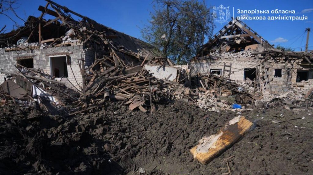 удар по Запоріжжю залишив двох поранених серед яких дитина після ворожої атаки на місто