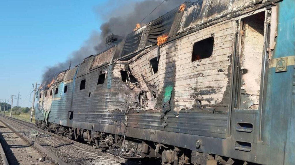 дрон удар поїзд на Запоріжжі внаслідок атаки є поранена