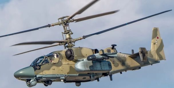 Ка-52М збитий українськими військовими під час бойової операції ЗСУ