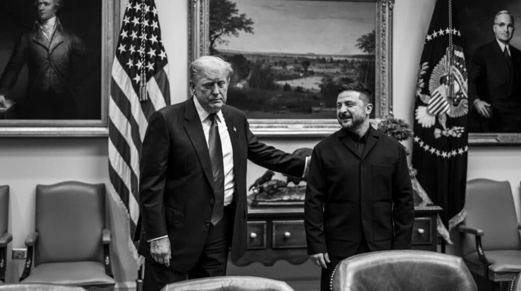 Трамп і Зеленський під час особистої зустрічі, яку американський президент назвав успішною