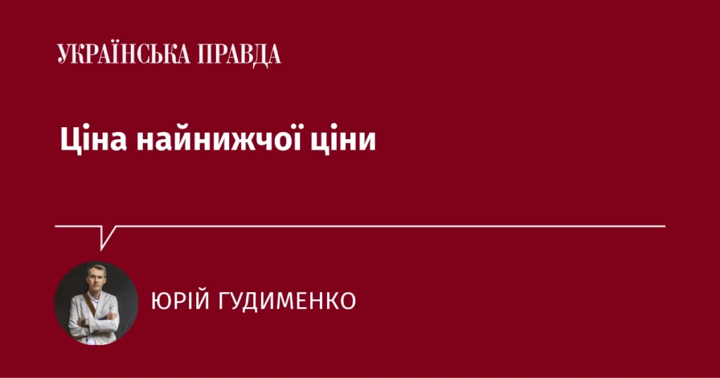 Гудименко пояснює ризики дешевих державних закупівель для бюджету України