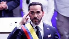 інавгурація Колумбія Де ла Еспрієлья складає присягу під час офіційної церемонії вступу на посаду