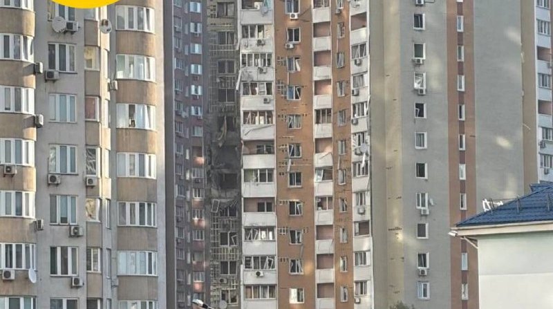 удар дрон Київ по житловій висотці — наслідки атаки за словами Кличка