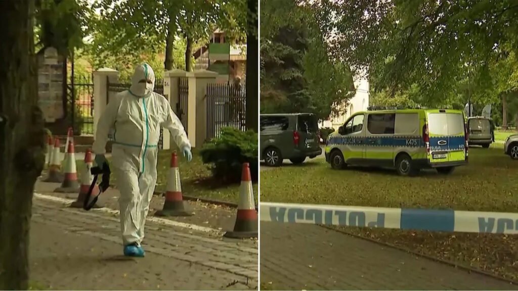напад монастир Польща підозрюваний затриманий поліцією біля релігійної споруди