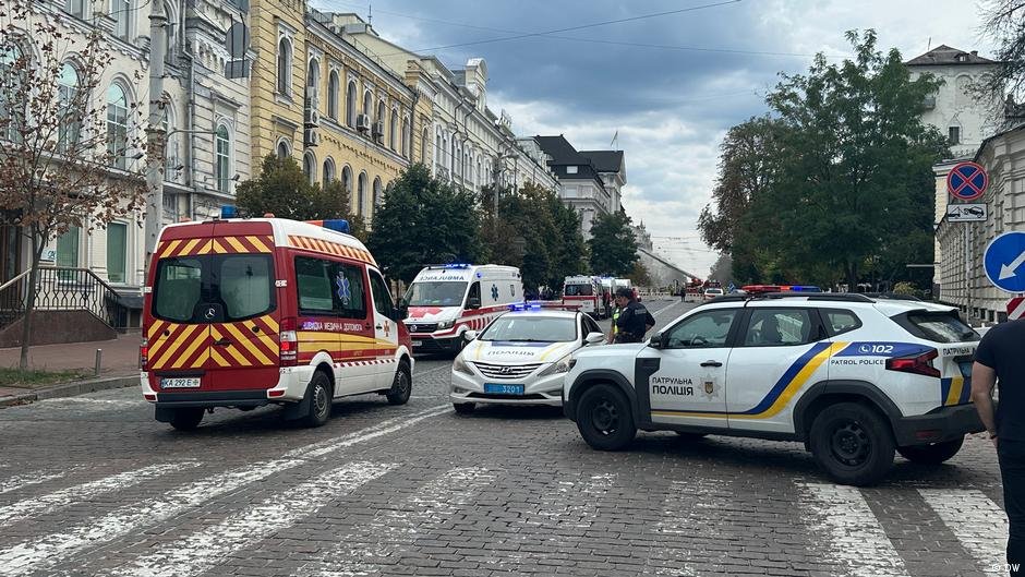 дрон СБУ Київ — наслідки російського удару по штабу Служби безпеки України