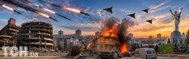 удари по Києву взимку — російські ракети атакують українську столицю в холодну пору року