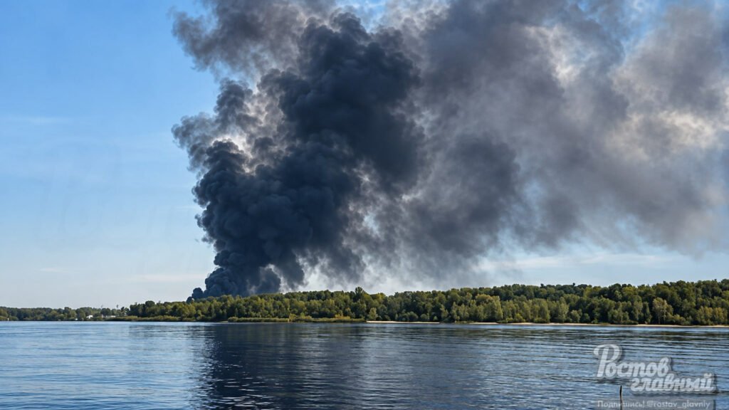 пожежа Ростов на терміналі НЗНП у Ростовській області не вщухає