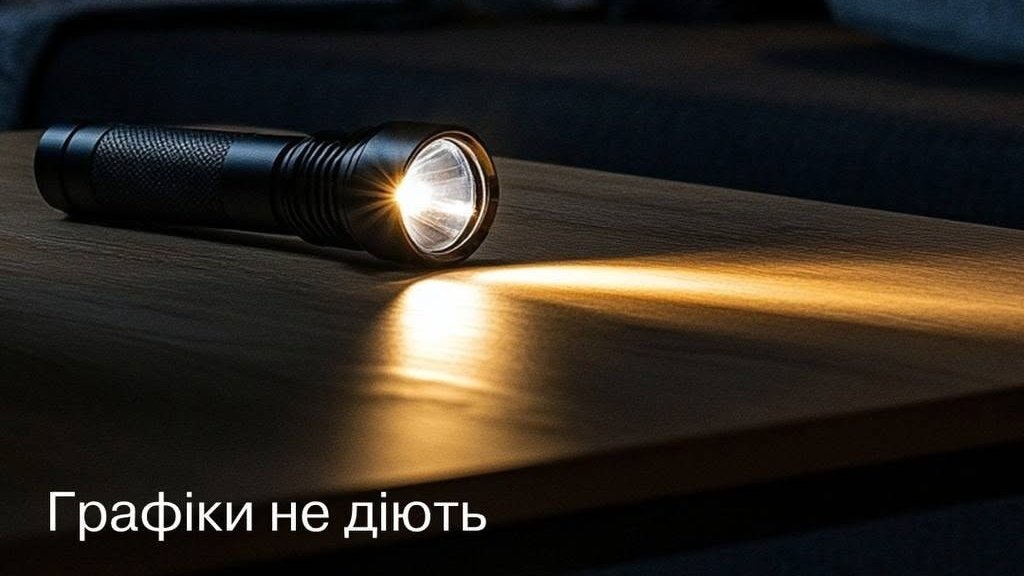 відключення світла Київ після ракетної атаки — темні вулиці та будинки без електрики