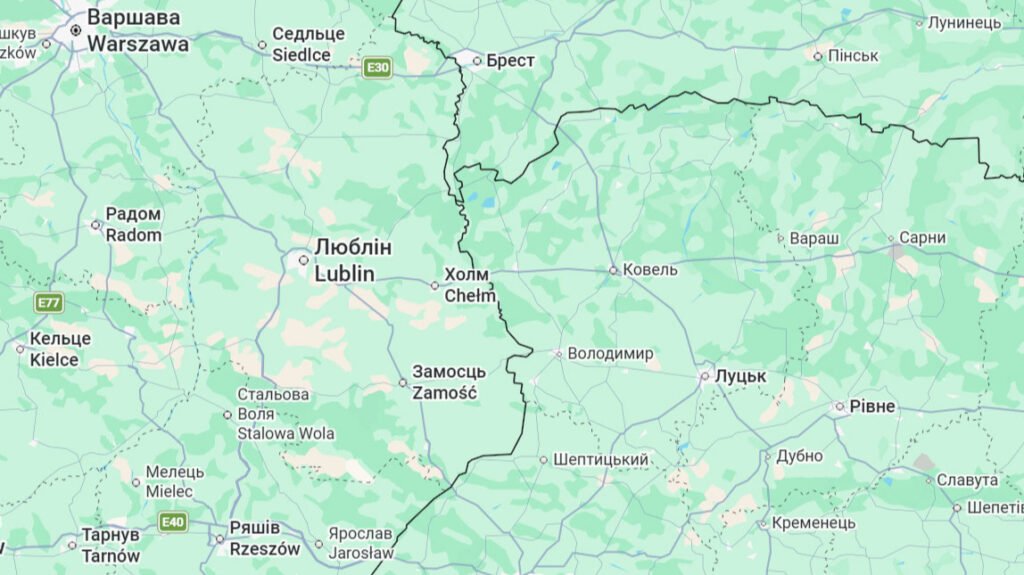 Пошукова операція поблизу Любліна після виявлення невідомий об'єкт Польща