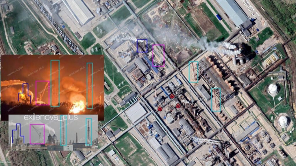 атака дронів Росія на хімічний завод Азот у Тульській області вночі